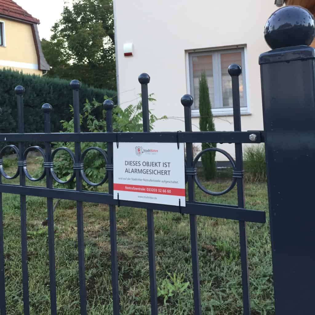 Stadtritter abgesichertes Objekt kundenreferenz 040 - Stadtritter