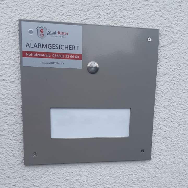 Stadtritter abgesichertes Objekt kundenreferenz 044 - Stadtritter