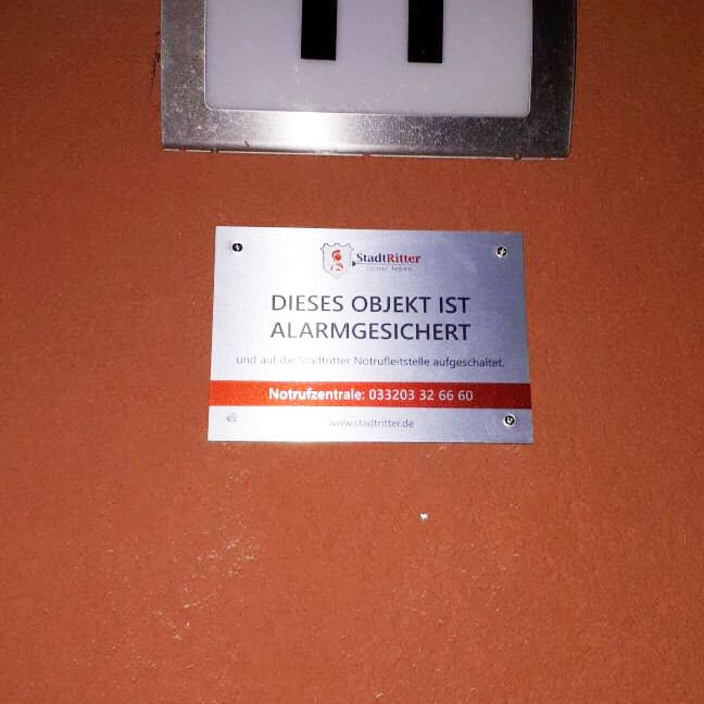 Stadtritter abgesichertes Objekt kundenreferenz 061 - Stadtritter