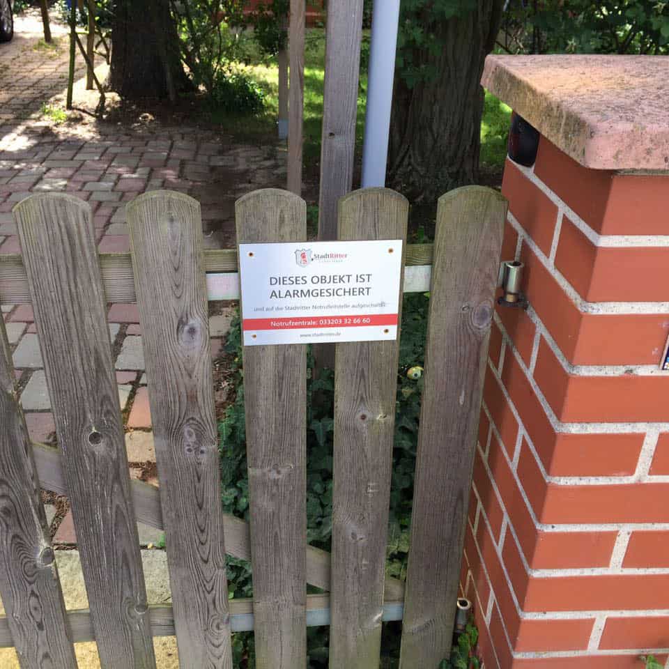 Stadtritter abgesichertes Objekt kundenreferenz 065 - Stadtritter