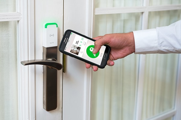 Elektronische Zutrittskontrolle Smartphone