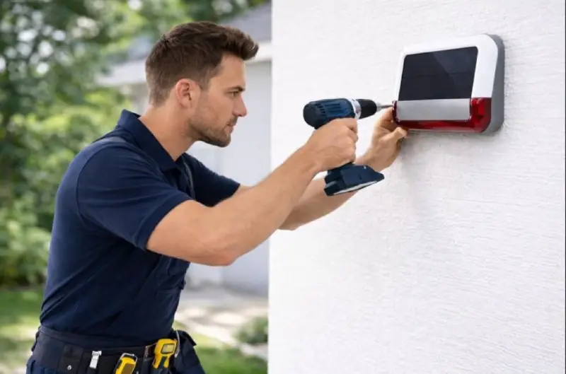 Montage Bosch Alarmanlage Aufschalten